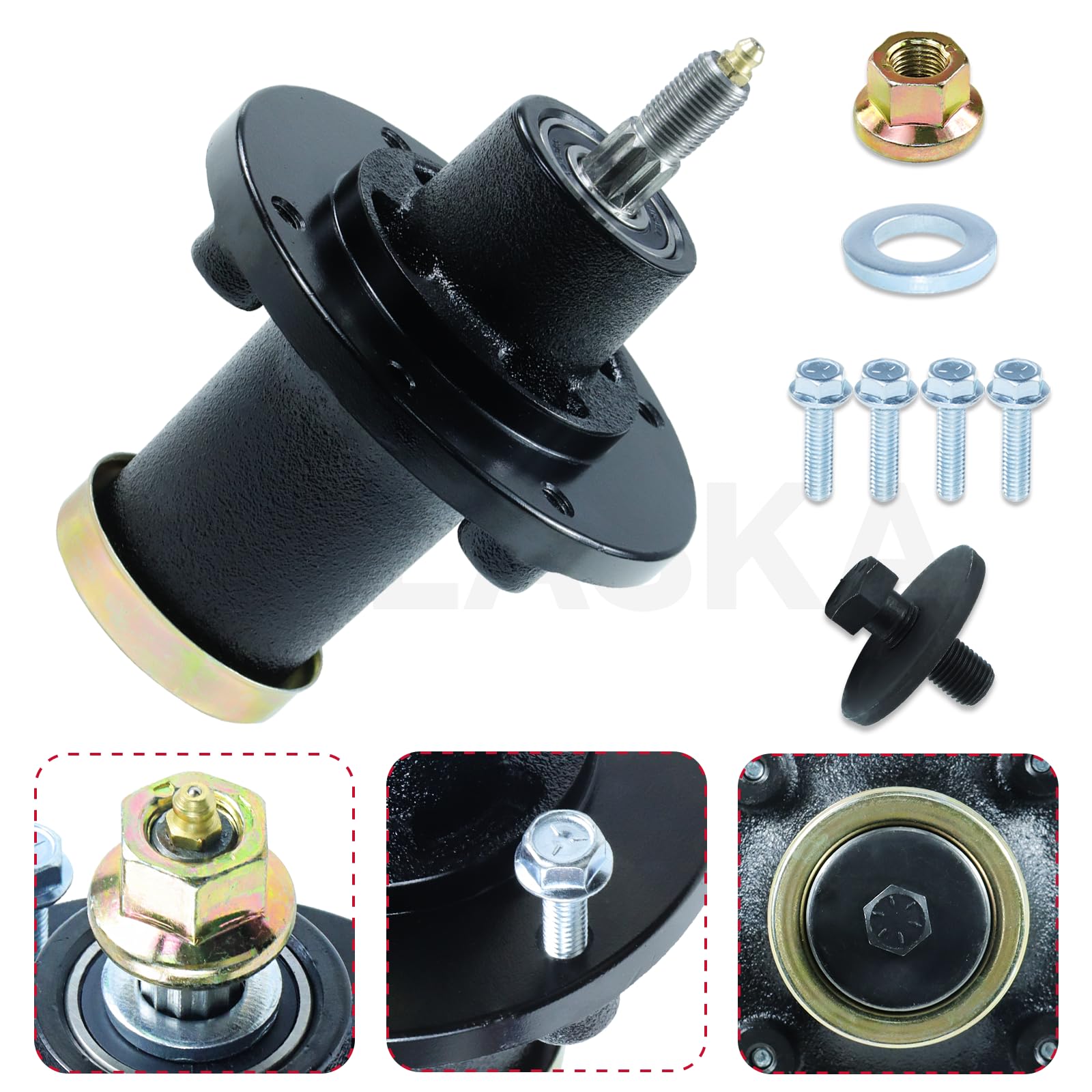 Amazon.com : GELASKA 539131898 Spindle Assembly Replaces Husqvarna